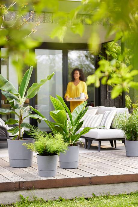 greensense aqua care rund 43cm light beton